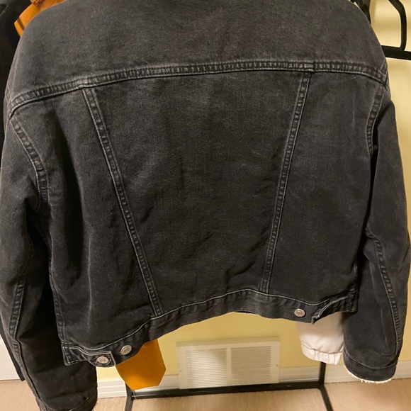 Top shop jean jacket with sherpa detail - Picture 6 of 7